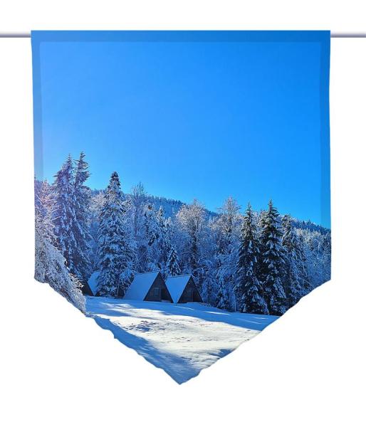 Wintermärchen, Scheibenhänger spitz